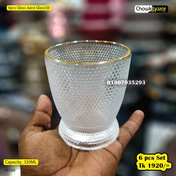 6pcs Glass Juice Glass(SI) - Image 1