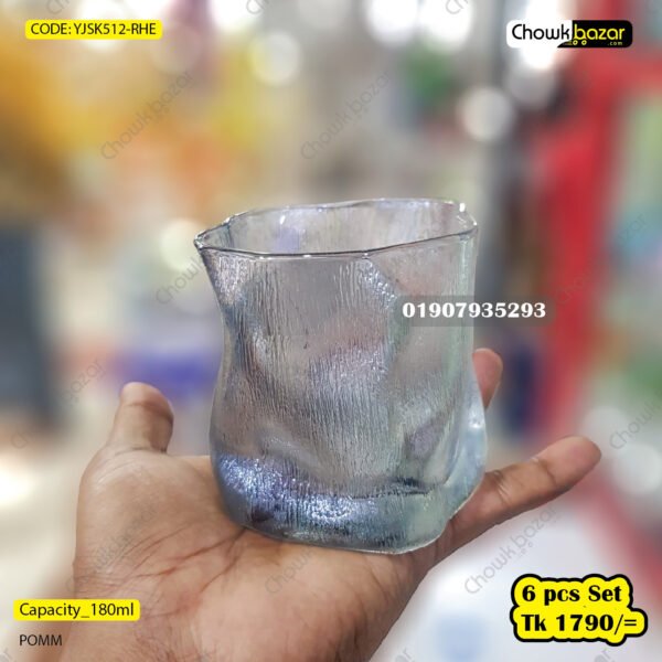 6pcs Sort Glass YJSK512-RHE - Image 1