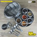 7 In 1 Stainless Steel Spice Box