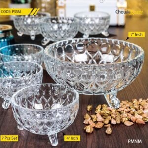 7pcs Dessert Bati set crystal