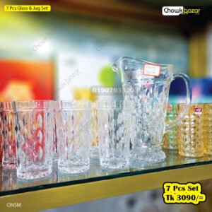 7 Pcs Glass & Jug Set