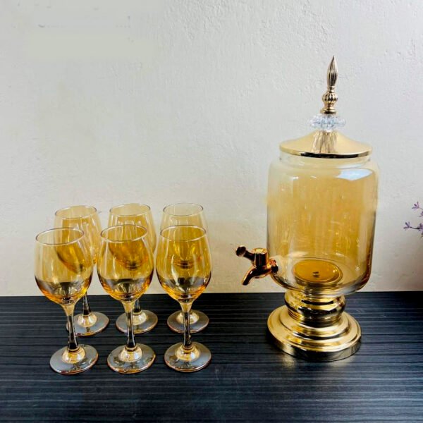 7 Pcs Jar & Glass Set  - Image 1