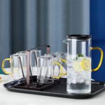 7 Pcs Jar & Glass Set