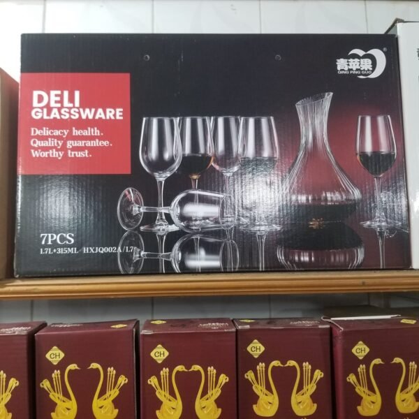7-Pieces Glass Water Jug set - Image 3