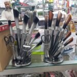 8 pcs SS Knife With Stand (AJMAN) - Image 2