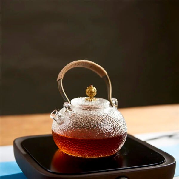 800Ml JAPANESE Handle Glass Teapot - Image 1