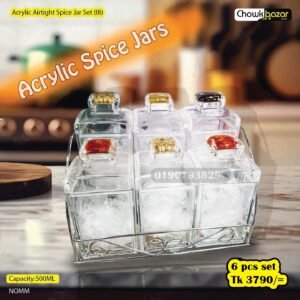 Acrylic Airtight Spice jar Set(IB)