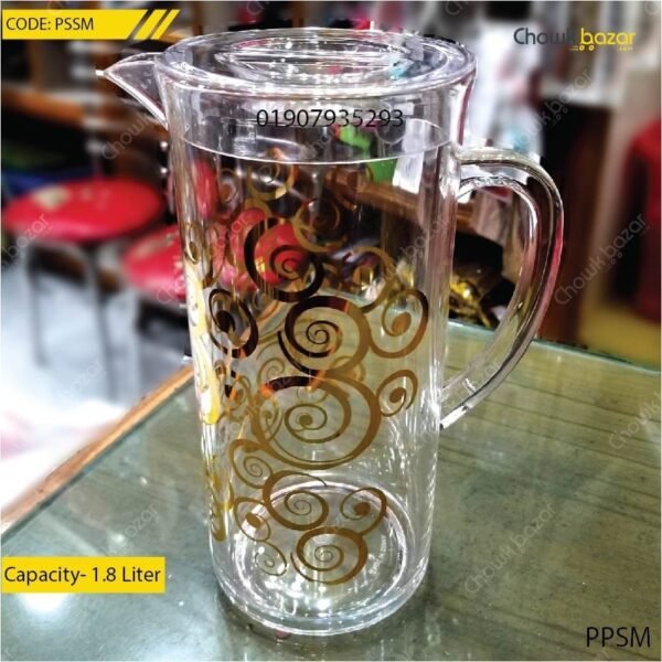 Acrylic water jug- 1.8 Liter - Image 1