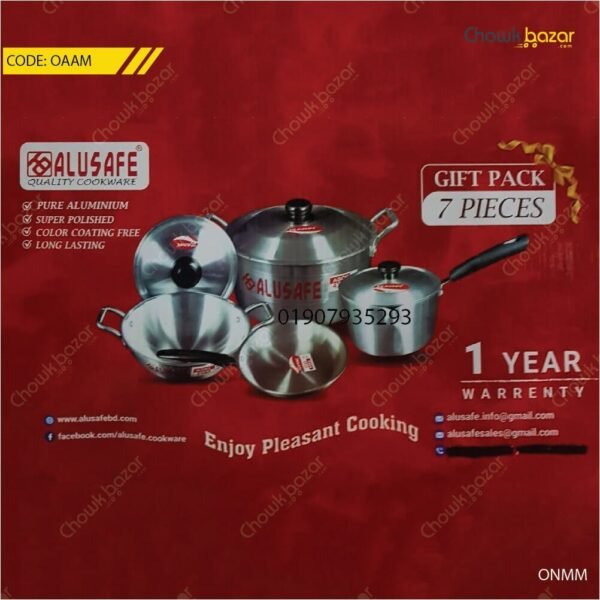 Alusafe 7 pcs cooking set - Image 1