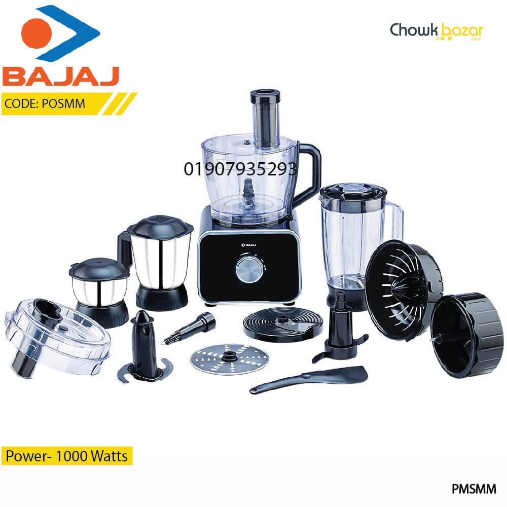 Bajaj-food-processor-and-mixer-grinder-1000-watts.jpg Bajaj food processor and mixer grinder- 1000 watts - Image 1