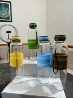 Borosilicate Glass Water Bottle, 550 ml - Image 3