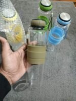 Borosilicate Glass Water Bottle, 550 ml - Image 4