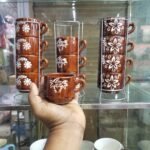 Ceramic coffee mug with stand- 5 pcs set- TSCM02 - Image 2