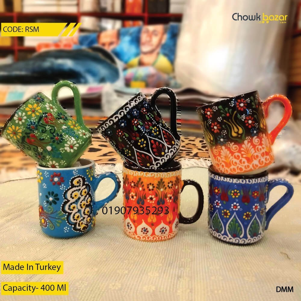 Ceramic-handicraft-coffee-mug-400-ml.jpg Ceramic handicraft coffee mug- 400 ml - Image 1