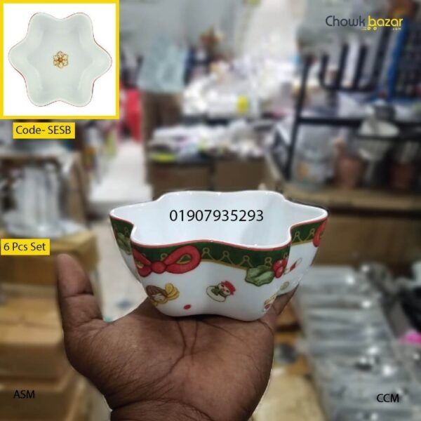 Ceramic serving bati 6 pcs set- SESB - Image 1