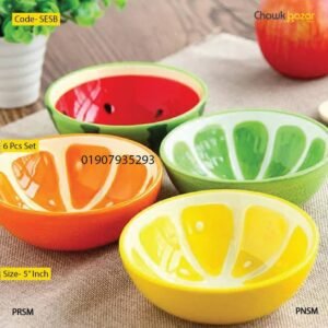 Ceramic serving bati 6 pcs set- SESB