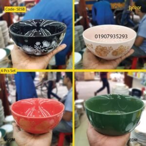 Ceramic Bati set 6 pcs set