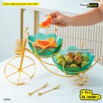Creative glass fruit plate snack Dish