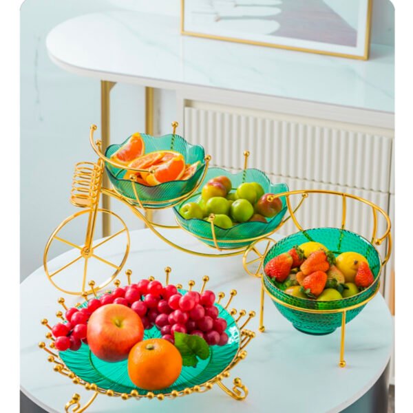 Creative glass fruit plate snack Dish - Image 4
