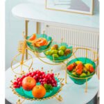 2 Tier Metal Fruit Dish - Image 5