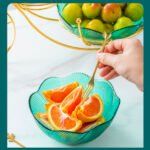 2 Tier Metal Fruit Dish - Image 6