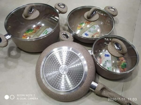 Disinie Original 7pcs Granite cookwere set - Image 1