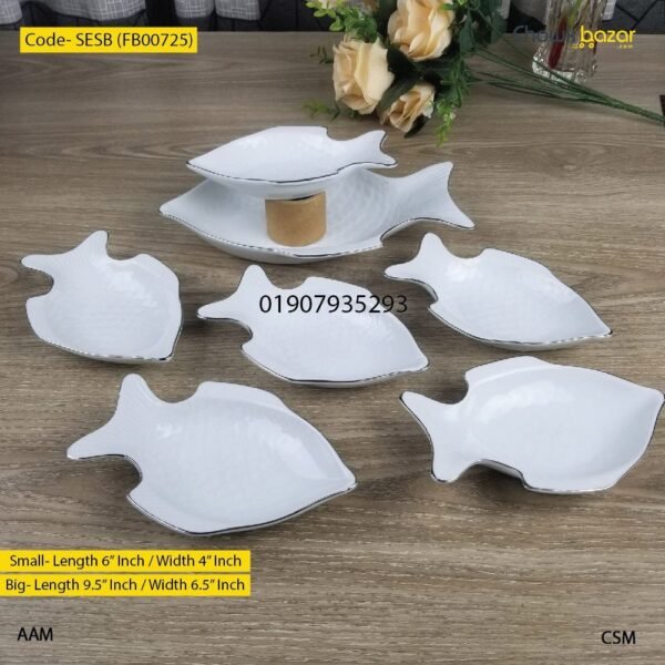 Fish style ceramic finni bati 7 pcs set(FB00725KE) - Image 1