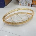 Fruit Serving dish metal and glass (SI) - Image 2