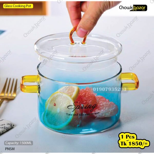 Glass Cooking Pot - Image 1