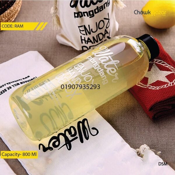 Glass Drinks Water Bottle- 800 Ml - Image 1
