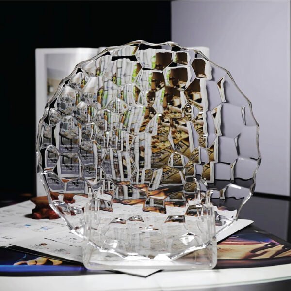 Glass Snack Fruit Dish (BJZ323-1) - Image 2