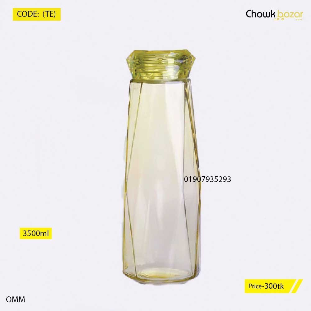 Glass-Water-bottle-350ml-TE.jpg Glass Water bottle 350ml (TE) - Image 1