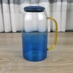 Glass Water jug Blue 1.5 liter (HR) - Image 2