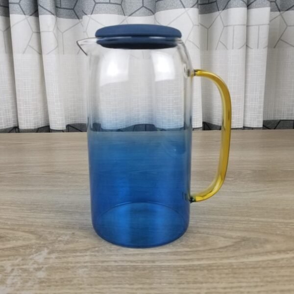 Glass Water jug Blue 1.5 liter (HR) - Image 2
