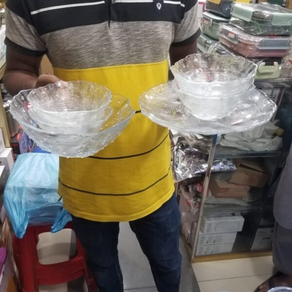 Glass bowl set 6 pcs- SESB (W7058L6) - Image 2