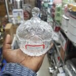 Glass candy jar- FKCS (TG002) - Image 2