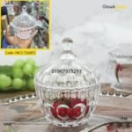 Glass candy jar- FKCS (TG007)