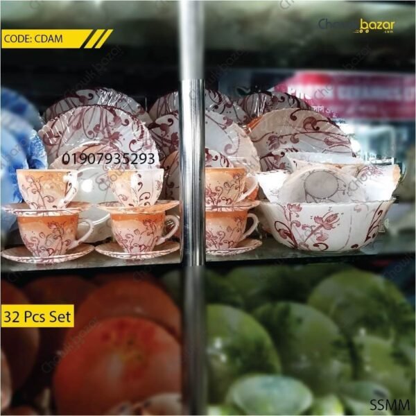 Glass dinner set- 32 pcs set - Image 1