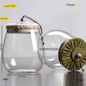 Glass food container with lid- FKFC