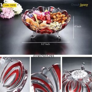 Glass fruit bowl- FKFB
