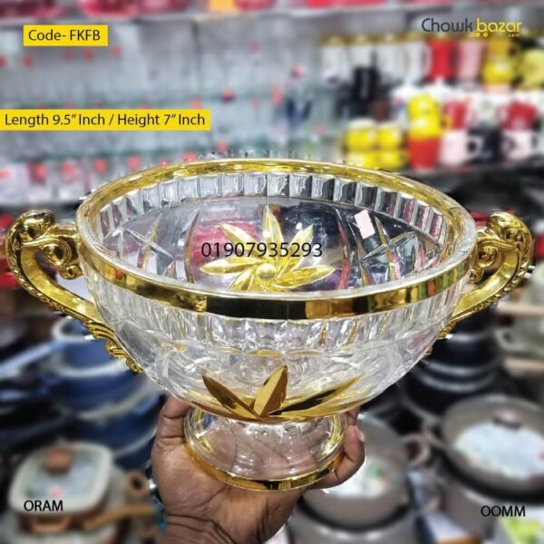 Glass fruit bowl- FKFB - Image 1