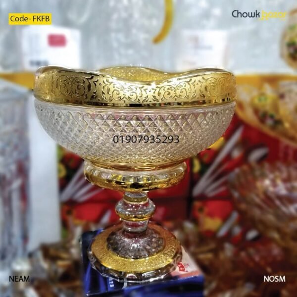 Glass fruit bowl- FKFB - Image 1