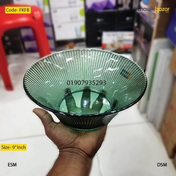 Glass fruit bowl- FKFB - Image 1