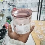 Glass jar with lid 685ml- FKFC (GPG-10658) - Image 2