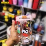 Glass juice mug with straw- TCMG