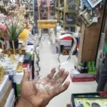 Glass oil pot with wooden lid 500 ml- KAOP - Image 2
