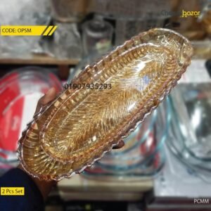 Glass serving dish- 2 pcs set
