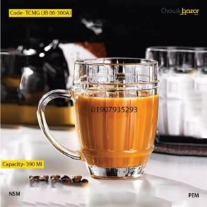 Glass tea mug 390ml- TCMG (JB 06-300A)