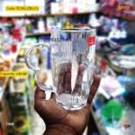 Glass water mug 440 ml- TCMG (ZB323)