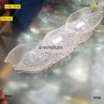 Gold rim glass serving dish 4 pcs set- SESD